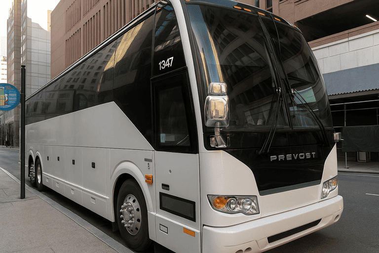 a Athens Minibus Company coach bus
