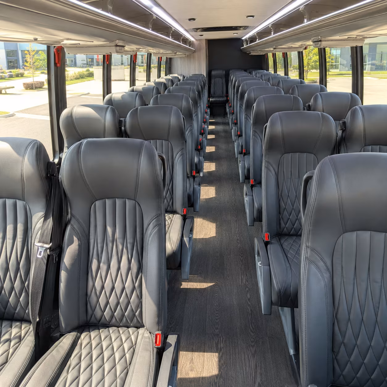 athens 30 passenger minibus inside