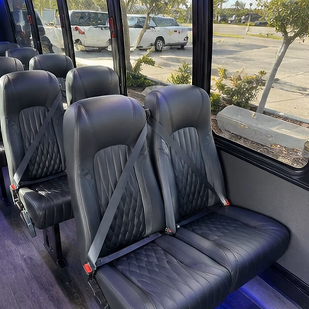 athens 30 passenger minibus interior