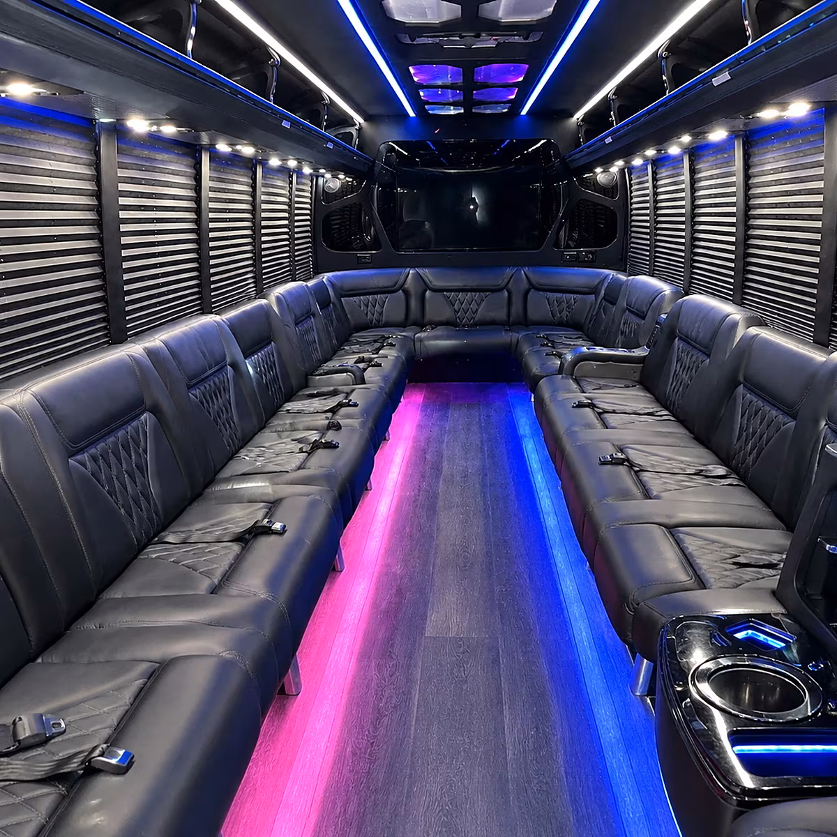 athens party bus inside