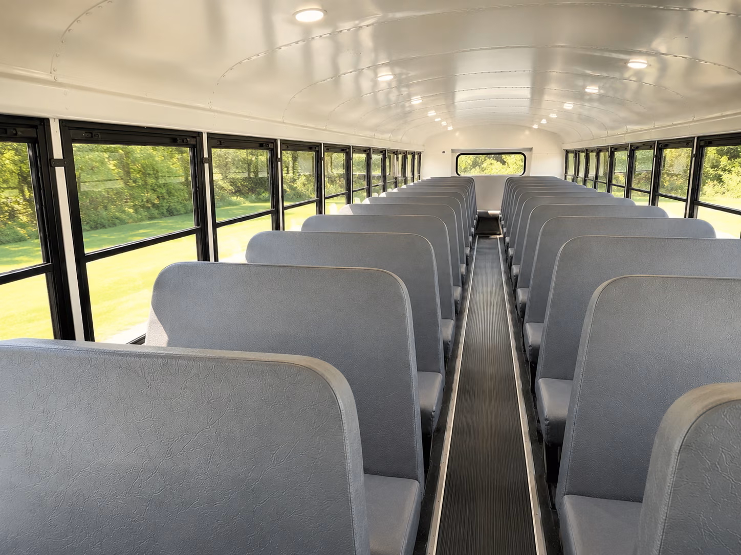 athens school bus inside