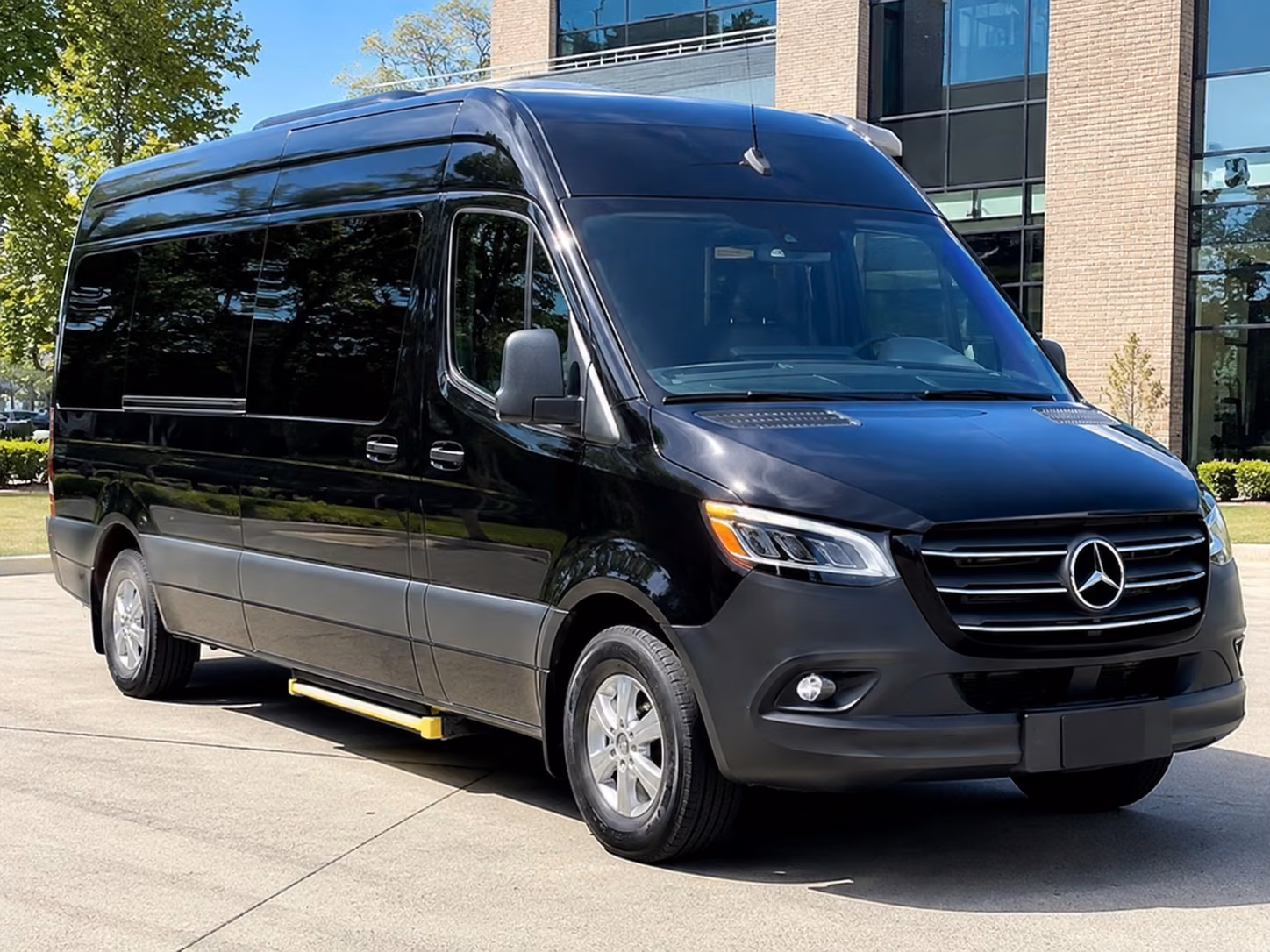 athens sprinter van with driver